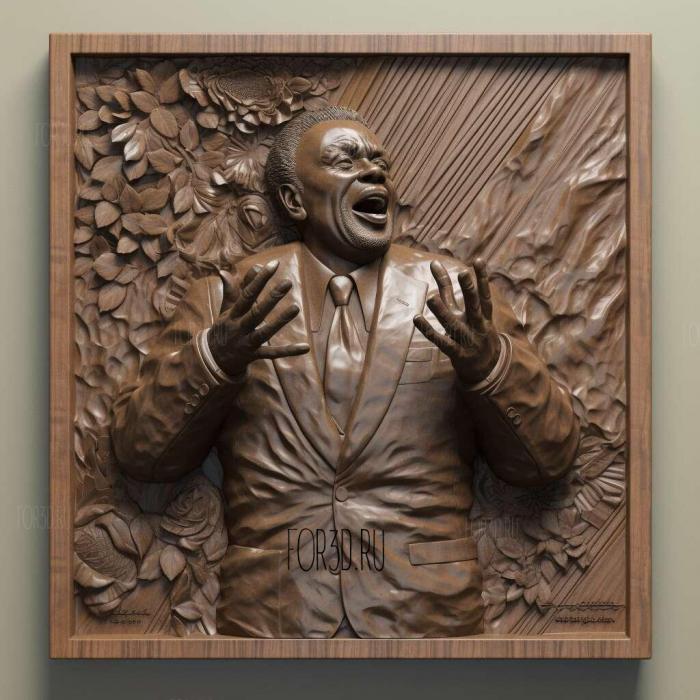 Luther Vandross 2 stl model for CNC